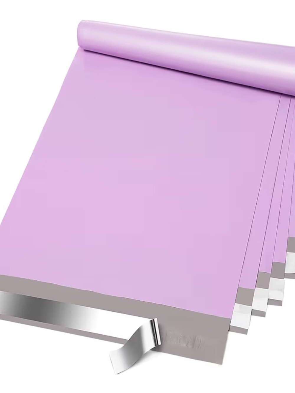 50 Count Lilac Mailing Poly Mailer Envelope - Peel & Seal 10x13